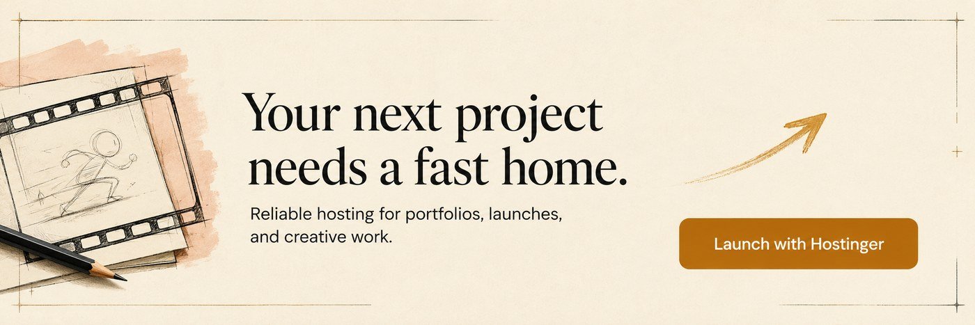 Hostinger web hosting: your next project needs a fast home. Reliable hosting for portfolios, launches and creative work.